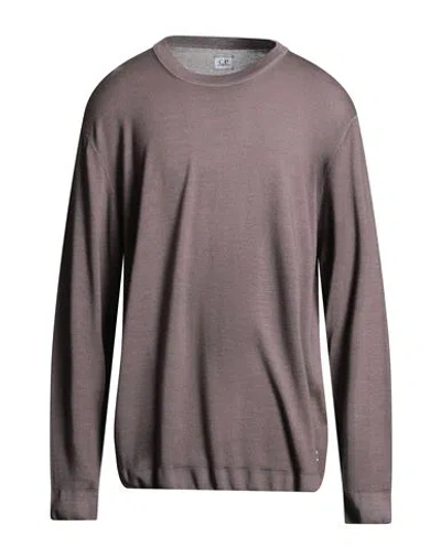 C.p. Company C. P. Company Man Sweater Light Brown Size 3xl Wool In Purple