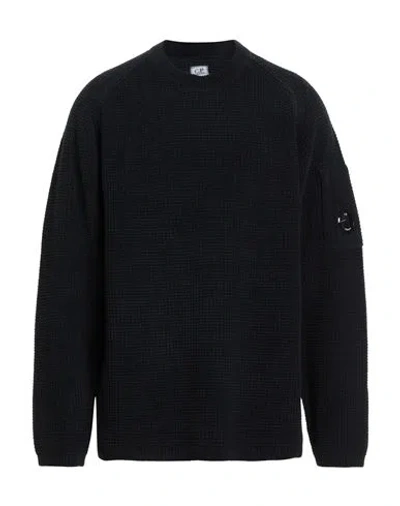 C.p. Company C. P. Company Man Sweater Midnight Blue Size 3xl Cotton In Black
