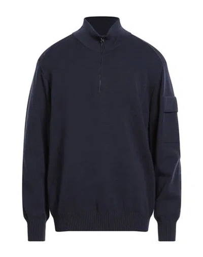 C.p. Company C. P. Company Man Sweater Midnight Blue Size 3xl Virgin Wool, Polyester