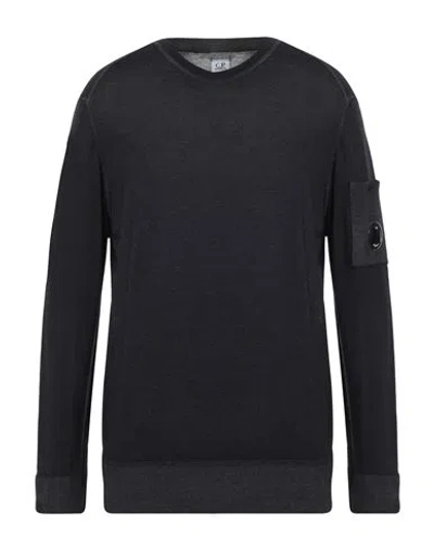 C.p. Company C. P. Company Man Sweater Midnight Blue Size 44 Wool In Blue