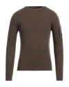 C.p. Company C. P. Company Man Sweater Military Green Size 34 Wool, Polyamide In Green