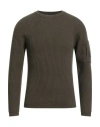 C.p. Company C. P. Company Man Sweater Military Green Size Xxl Wool, Polyamide