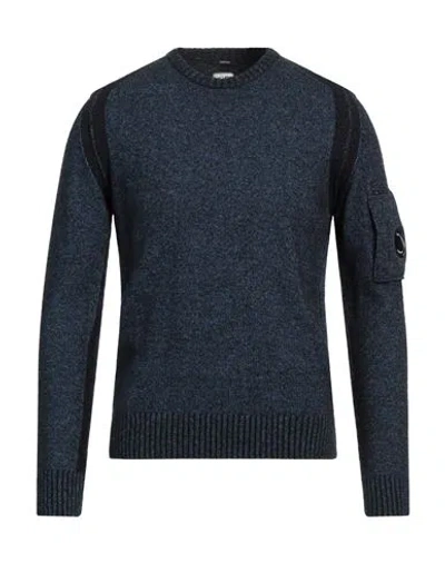 C.P. COMPANY C. P. COMPANY MAN SWEATER NAVY SIZE 44 POLYESTER, WOOL, POLYAMIDE 