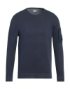 C.p. Company C. P. Company Man Sweater Midnight Blue Size 46 Cotton In Navy