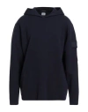 C.p. Company C. P. Company Man Sweater Navy Size Xxl Lambswool, Polyester In Blue