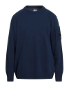 C.p. Company C. P. Company Man Sweater Navy Size Xxl Wool, Polyamide