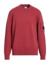 C.p. Company C. P. Company Man Sweater Rust Size 44 Wool, Polyamide In Red