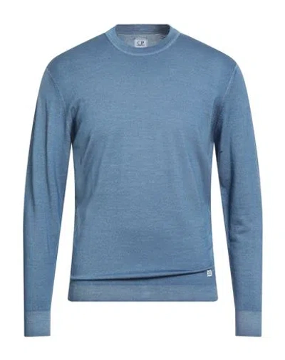 C.p. Company C. P. Company Man Sweater Slate Blue Size 3xl Wool