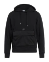 C.p. Company C. P. Company Man Sweatshirt Black Size M Cotton, Elastane