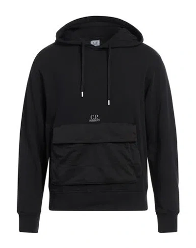 C.p. Company C. P. Company Man Sweatshirt Black Size M Cotton, Elastane