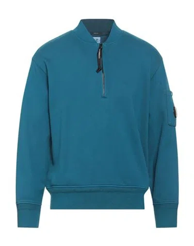 C.p. Company C. P. Company Man Sweatshirt Blue Size 3xl Cotton