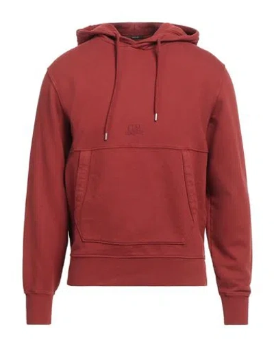 C.p. Company C. P. Company Man Sweatshirt Brick Red Size 3xl Cotton
