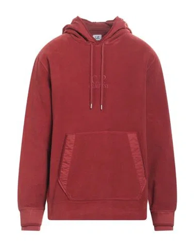 C.p. Company C. P. Company Man Sweatshirt Brick Red Size Xl Cotton