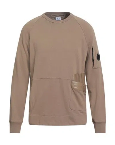C.p. Company C. P. Company Man Sweatshirt Camel Size L Cotton In Brown