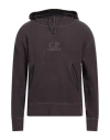 C.p. Company C.p.company Fleece Hoodie In Brown
