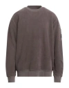 C.p. Company C. P. Company Man Sweatshirt Dark Brown Size Xl Cotton