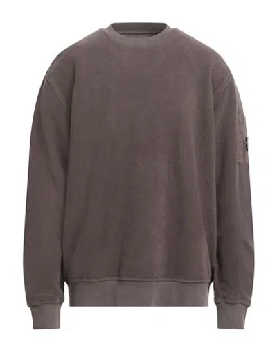 C.p. Company C. P. Company Man Sweatshirt Dark Brown Size Xl Cotton