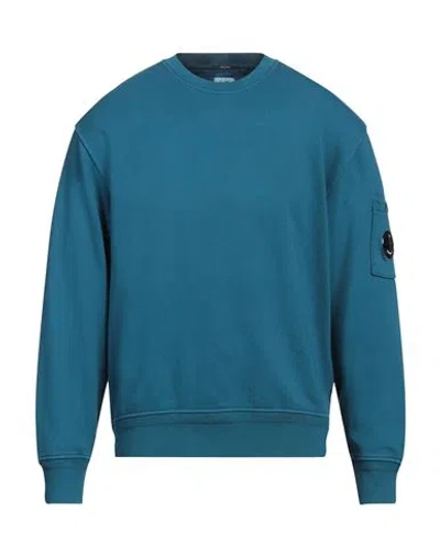 C.p. Company C. P. Company Man Sweatshirt Deep Teal Size Xxl Cotton In Green