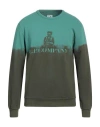 C.p. Company C. P. Company Man Sweatshirt Green Size Xl Cotton In Green