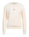 C.p. Company C. P. Company Man Sweatshirt Ivory Size 3xl Cotton In White