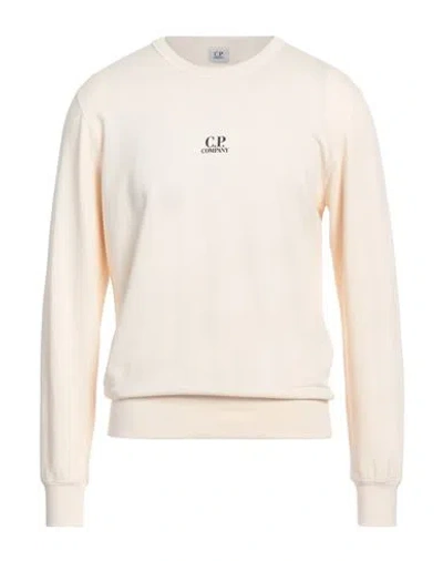 C.p. Company C. P. Company Man Sweatshirt Ivory Size 3xl Cotton In White