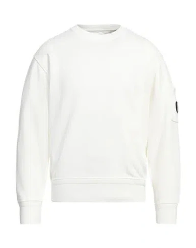 C.P. COMPANY C. P. COMPANY MAN SWEATSHIRT WHITE SIZE XXL COTTON