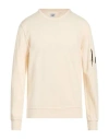 C.p. Company C. P. Company Man Sweatshirt Ivory Size Xxl Cotton In Neutral