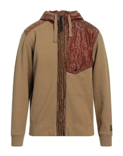 C.p. Company C. P. Company Man Sweatshirt Khaki Size S Cotton, Polyamide In Beige