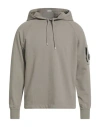 C.p. Company C. P. Company Man Sweatshirt Khaki Size Xxl Cotton In Gray