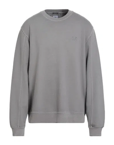 C.p. Company C. P. Company Man Sweatshirt Lead Size Xxl Cotton In Gray