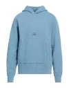 C.p. Company C. P. Company Man Sweatshirt Light Blue Size Xxl Cotton