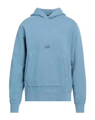 C.p. Company C. P. Company Man Sweatshirt Light Blue Size Xxl Cotton In Blue
