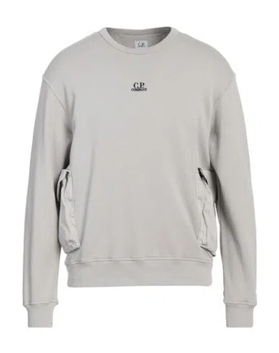 C.p. Company C. P. Company Man Sweatshirt Light Grey Size Xl Cotton