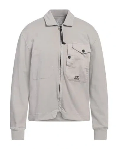 C.p. Company C. P. Company Man Sweatshirt Light Grey Size Xxl Cotton, Elastane In Gray