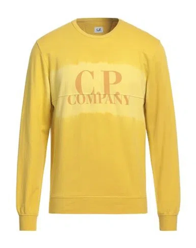 C.p. Company C. P. Company Man Sweatshirt Ocher Size Xxl Cotton In Yellow