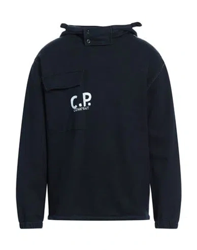 C.p. Company C. P. Company Man Sweatshirt Midnight Blue Size 3xl Cotton