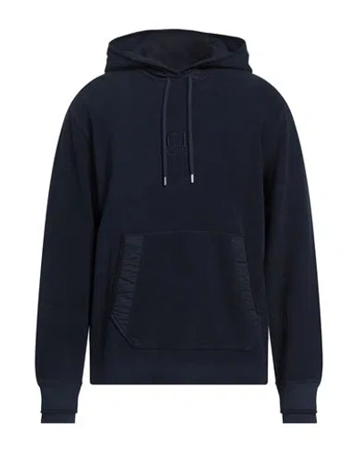C.p. Company C. P. Company Man Sweatshirt Midnight Blue Size Xxl Cotton
