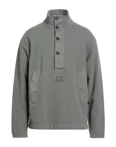 C.p. Company C. P. Company Man Sweatshirt Military Green Size 3xl Cotton