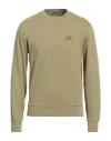 C.p. Company C. P. Company Man Sweatshirt Military Green Size Xxl Cotton