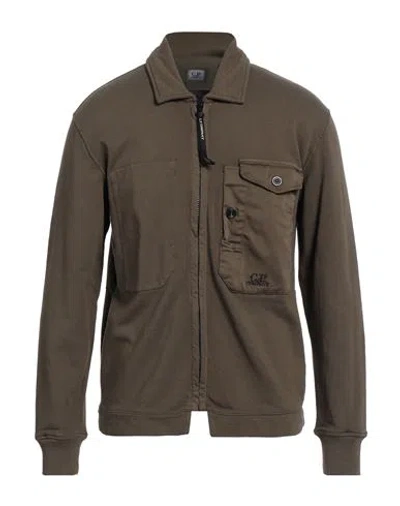 C.p. Company C. P. Company Man Sweatshirt Military Green Size 3xl Cotton, Elastane