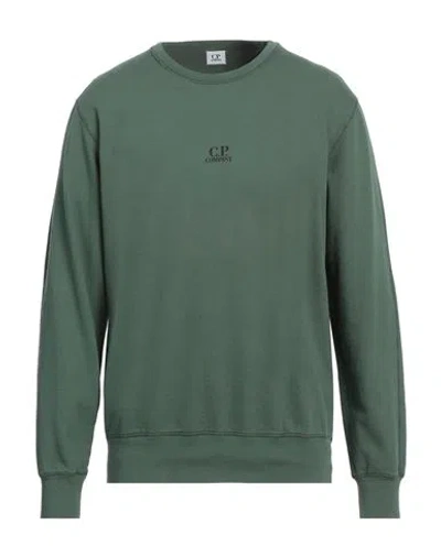 C.p. Company C. P. Company Man Sweatshirt Military Green Size Xl Cotton