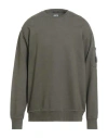 C.p. Company C. P. Company Man Sweatshirt Military Green Size Xxl Cotton In Gray