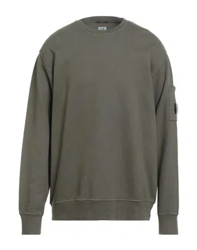 C.p. Company C. P. Company Man Sweatshirt Military Green Size Xxl Cotton In Gray