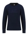 C.p. Company C. P. Company Man Sweatshirt Navy Size M Wool, Polyamide In Navy Blue