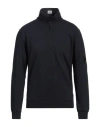 C.p. Company Diagonal Fleece Half Zip Sweatshirt In Black