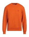 C.p. Company C. P. Company Man Sweatshirt Orange Size 3xl Cotton