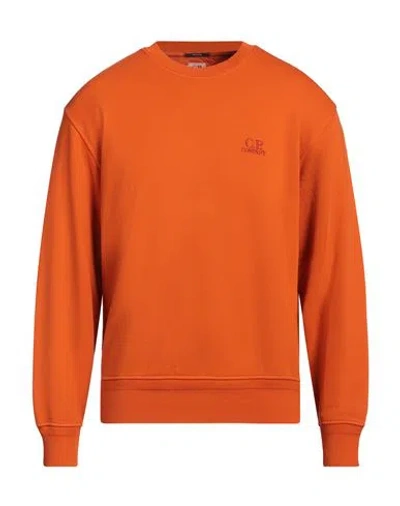 C.p. Company C. P. Company Man Sweatshirt Orange Size 3xl Cotton