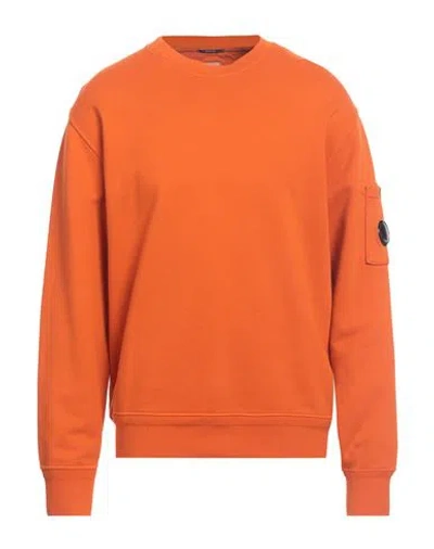 C.p. Company C. P. Company Man Sweatshirt Orange Size 3xl Cotton