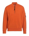 C.p. Company C. P. Company Man Sweatshirt Orange Size 3xl Cotton
