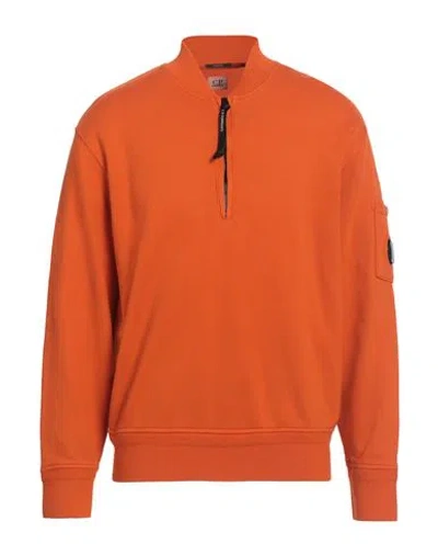 C.p. Company C. P. Company Man Sweatshirt Orange Size 3xl Cotton